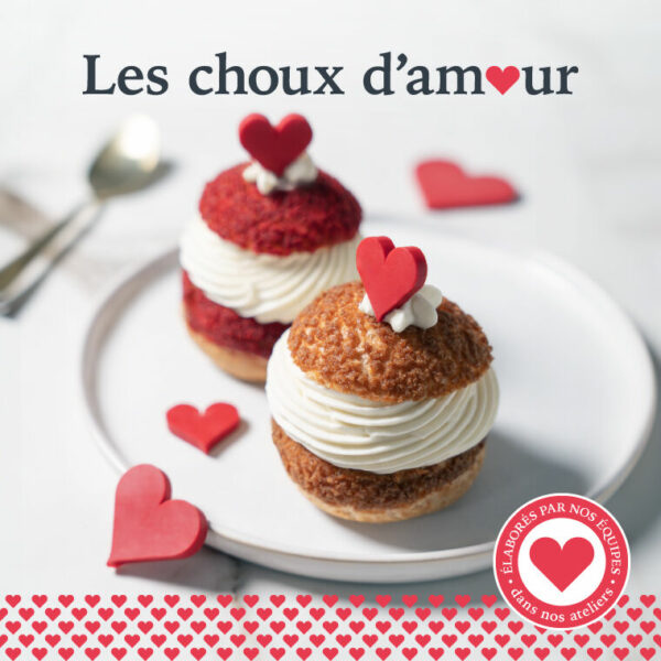 Les Choux d'amour, la gourmandise de Sophie Lebreuilly pour la Saint-Valentin
